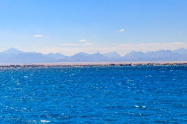 Hurghada, Mısır 'daki Kızıl Deniz manzarası