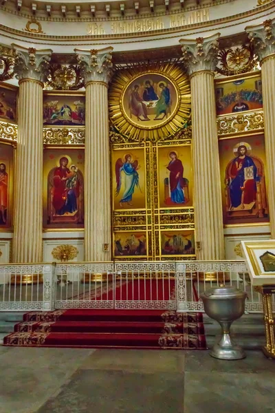 Interior Trinity Cathedral San Petersburgo Rusia — Foto de Stock