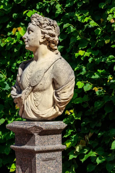 Symbolic Marble Bust May Catherine Park Tsarskoye Selo Pushkin Russia — Stock Photo, Image