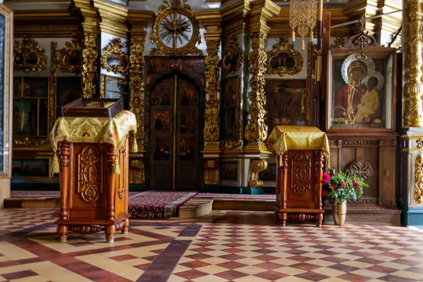 Interior Catedral Anunciación Santísima Virgen María Monasterio Anunciación Murom Rusia — Foto de Stock