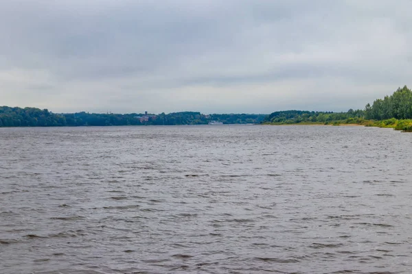 Uitzicht Wolga Rivier Jaroslavl Rusland — Stockfoto