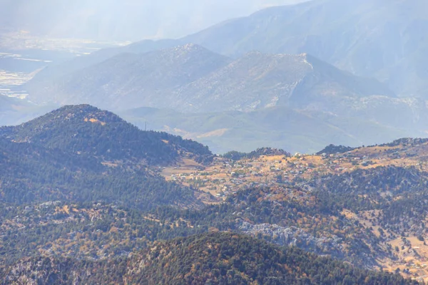 View Remote Village Taurus Mountains Turkey — Stock Photo, Image