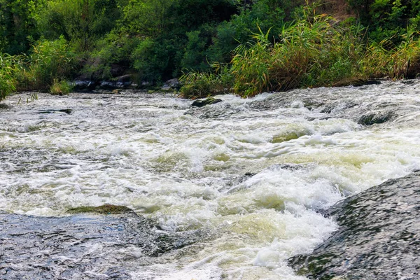 Rapids Στον Ποταμό Inhulets Στο Kryvyi Rih Ουκρανία — Φωτογραφία Αρχείου