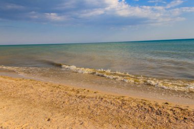 Ukrayna 'daki Karadeniz manzarası