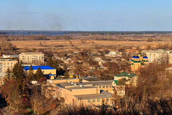 Visualizza Sulla Città Chyhyryn Ucraina — Foto Stock