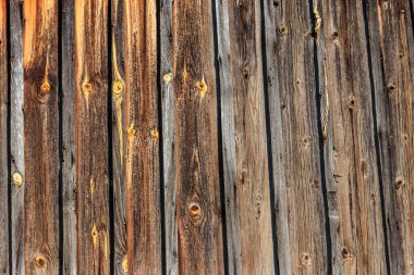 Arka plan için eski ahşap doku. Yıpranmış tahtalar