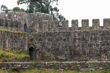 Batumi, Georgia yakınlarındaki eski Bizans Gonio kalesi.