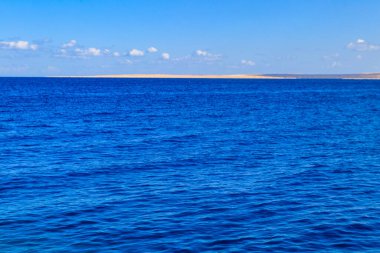 Hurghada, Mısır 'daki Kızıl Deniz manzarası