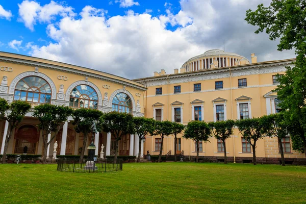 Galeria Decorada Gonzago Conjunto Arquitetônico Afrescos Palácio Pavlovsk Rússia — Fotografia de Stock