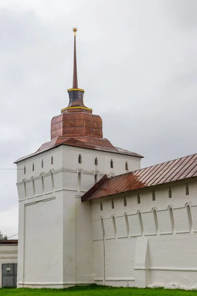 Tower Wall Vvedensky Tolga Convent Yaroslavl Russia — Stock Photo, Image