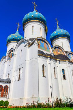 Sergiev Posad, Rusya 'daki St. Sergius Trinity Lavra Katedrali