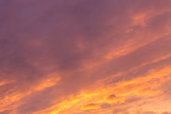 美しいカラフルな夕日の空 自然背景 — ストック写真