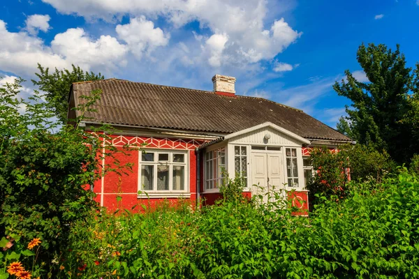 Kleines Haus Ukrainischen Dorf — Stockfoto