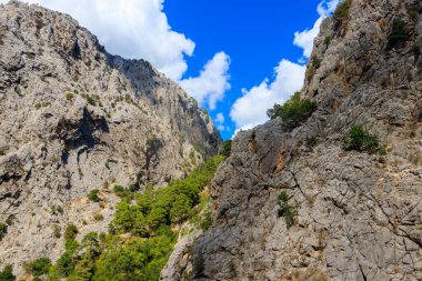 Türkiye 'nin Antalya ilindeki Taurus dağlarının manzarası