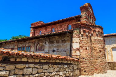 Bulgaristan 'ın Nessebar kentindeki Aziz Stephen Kilisesi. UNESCO Dünya Mirası Alanı