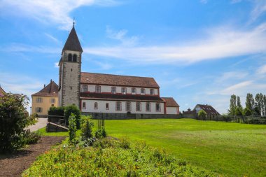 Aziz Bazilikası. Peter ve Paul, Reichenau Adası, Constance Gölü, Baden-Wuerttemberg, Almanya
