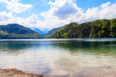 Almanya 'daki Bavyera Alpleri' nin manzarası