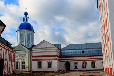 Rusya 'nın başkenti Temnikov' da Tanrı 'nın Doğumu Manastırı.