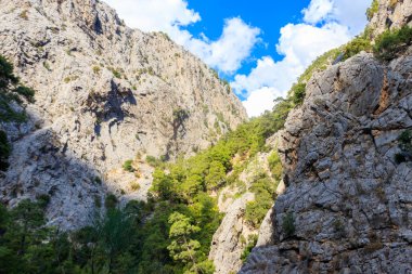 Türkiye 'nin Antalya ilindeki Taurus dağlarının manzarası