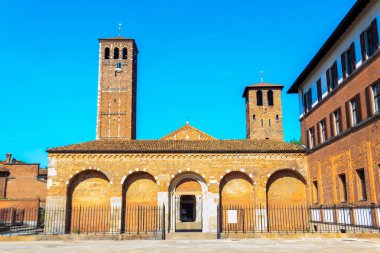 İtalya, Milano 'da Sant' Ambrogio Bazilikası