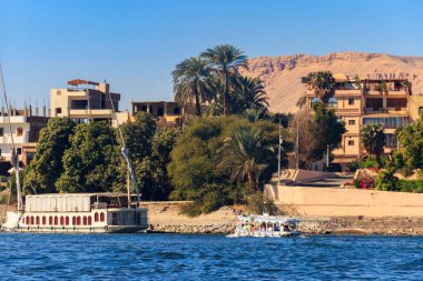 Lüksör, Mısır 'daki Nil nehri manzarası