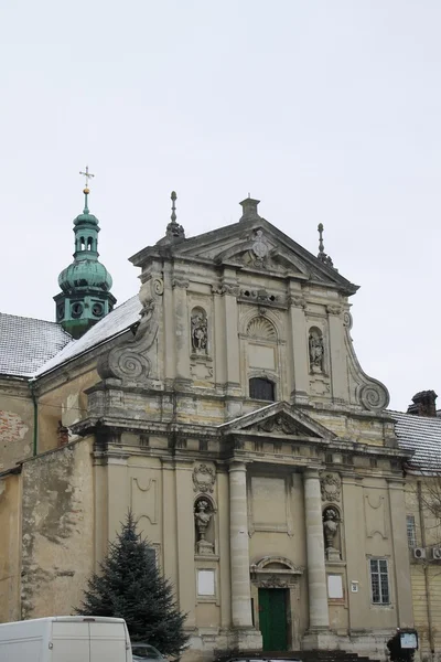 Kostel ve Lvově — Stock fotografie