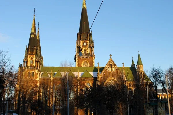 Igreja dos Santos Olha e Elizabeth, Lviv — Fotografia de Stock