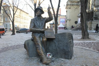 Lviv anıt Nikifor Epifaniusz Drowniak