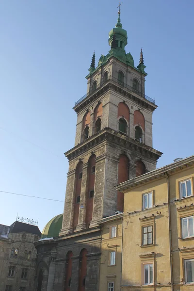 Iglesia de la Asunción en Lviv — Foto de Stock