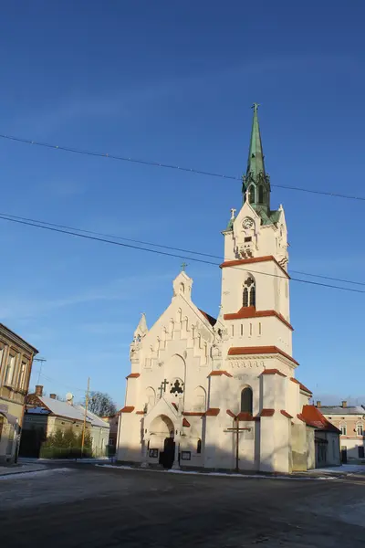 Kirche in stryi, lviv region — Stockfoto