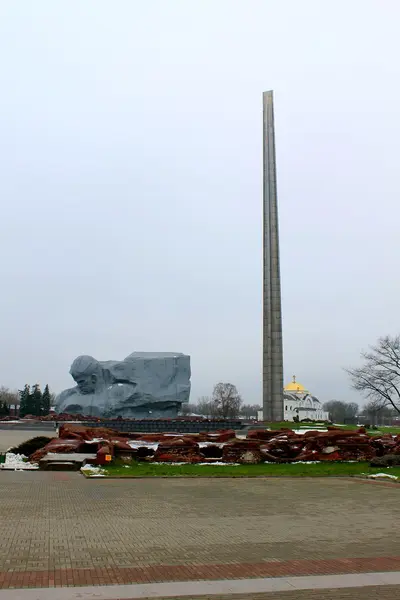 Monumenten in Brest fortress — Stockfoto