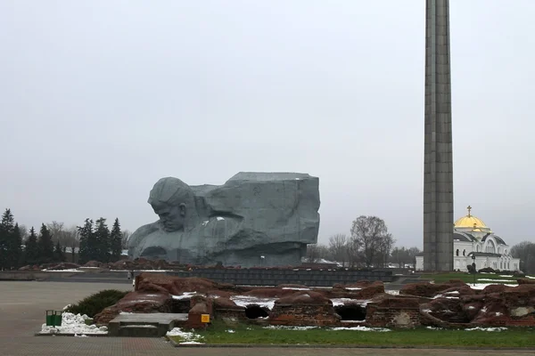 Monumenten in Brest fortress — Stockfoto
