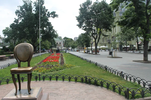 Monument Chair in Odessa — Stock Photo, Image