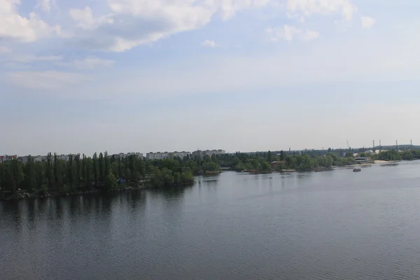 Floden Dnepr i Ukraina — Stockfoto