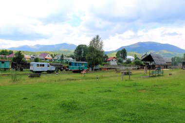 Transcarpathia eski dar hat demiryolu