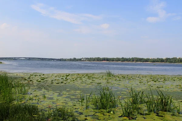 Río Dnieper en Kiev — Foto de Stock