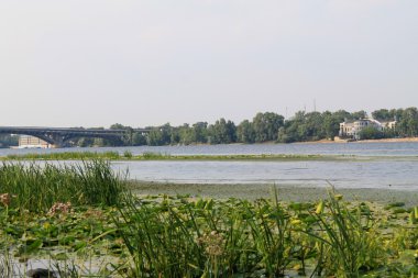 Kiev'de Dinyeper Nehri