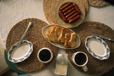 Lezzetli doğal estetik fırınlanmış ekmek