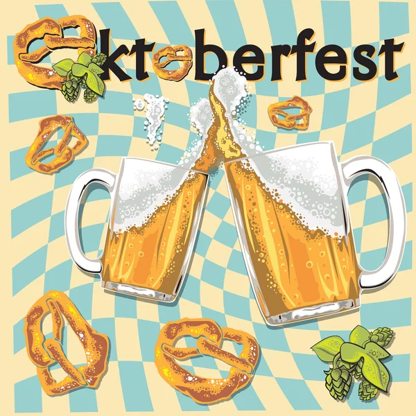 Oktoberfest poster — Stock Vector