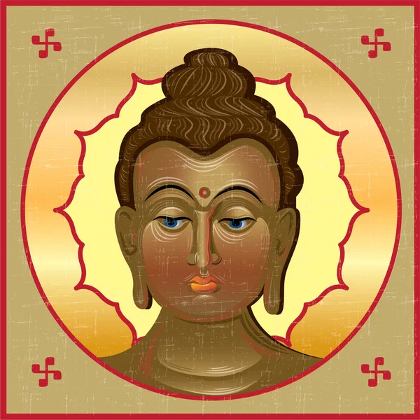 Icono de Buddha — Archivo Imágenes Vectoriales