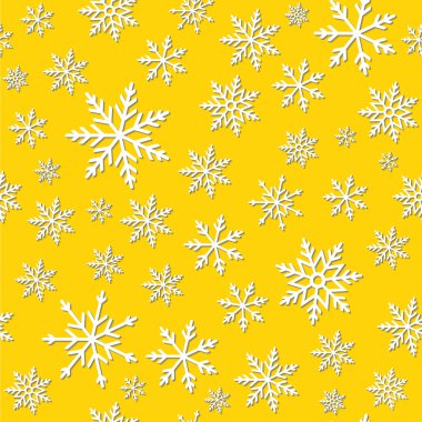 Kağıt kar taneleri ile Seamless Modeli