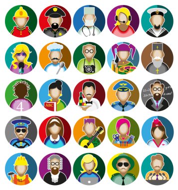 Meslek Icons set