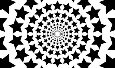 Beyaz arkaplan üzerindeki radikal siyah konsantre yıldızlar Güneş ışını veya yıldız patlaması elementleri Zoom etkisi süper kahraman çerçeve izole nesne web sitesi, kart, poster nesnesi