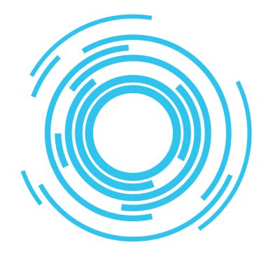 Konsantrik halkalar Ses dalgası arkaplan çizimi