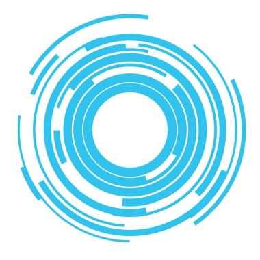 Konsantrik halkalar Ses dalgası arkaplan çizimi