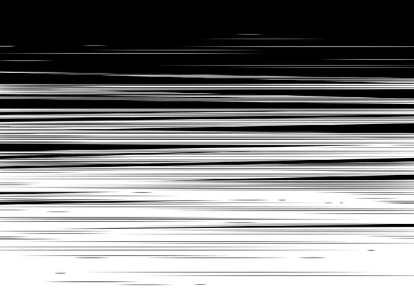 Latar belakang persegi panjang garis horisontal hitam dan putih buku komik - Stok Vektor
