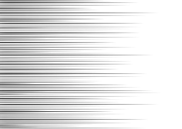 Fekete-fehér képregény vízszintes vonalak háttér téglalap — Stock Vector