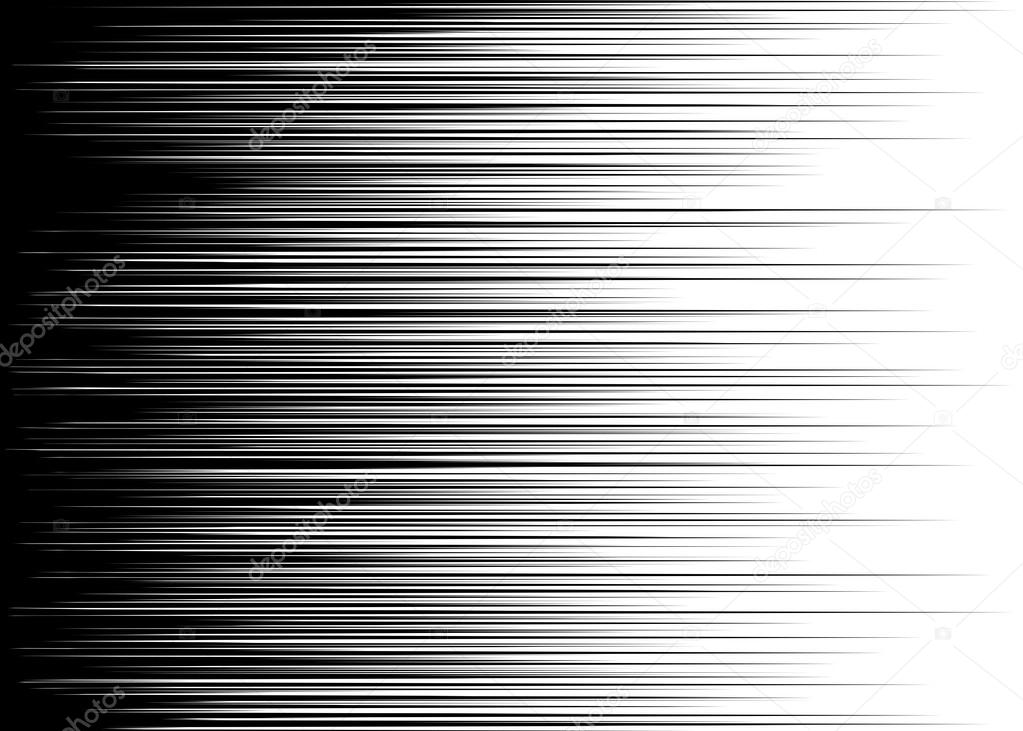 Comic book black and white horizontal lines background Rectangle