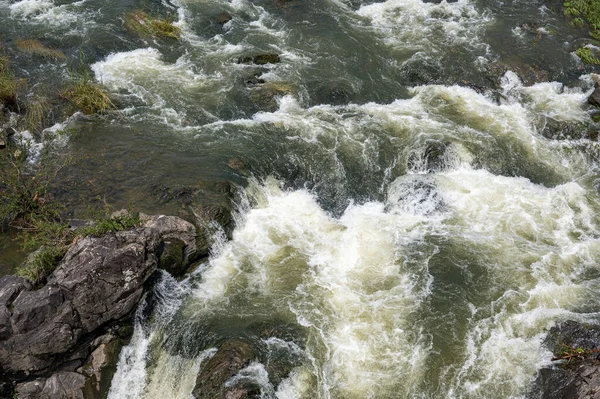 Pedras Água Junto Rio — Fotografia de Stock