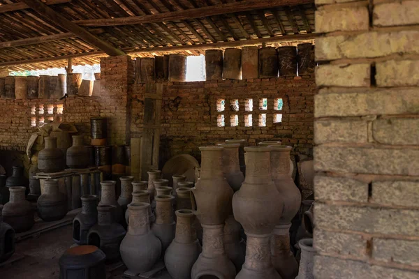 Ambiente Della Fabbrica Tradizionale Ceramica — Foto Stock